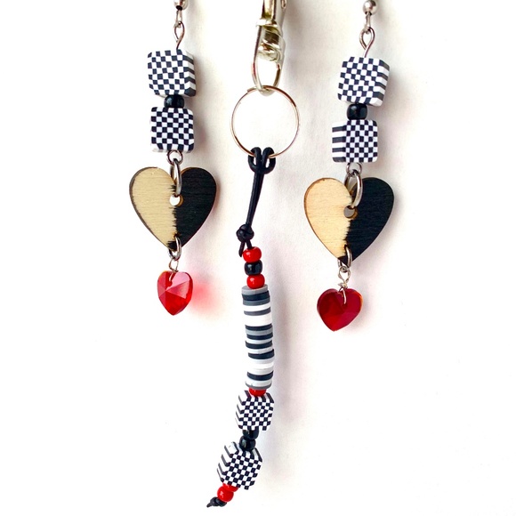 Keychain | Handmade Keychain | Beaded Keychain | Earrings | Handmade Earrings - Picture 15 of 16